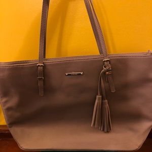 Nine West Taupe or Gray Shoulder Bag